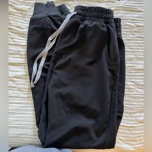 Black, high wasted jogger